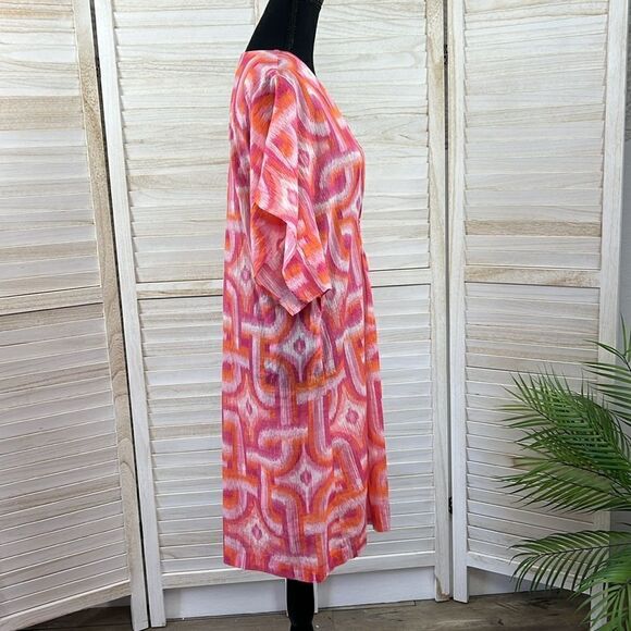 Vilagallo Ikat Kaftan Cover Up Dress 38 / 6 - Picture 6 of 14